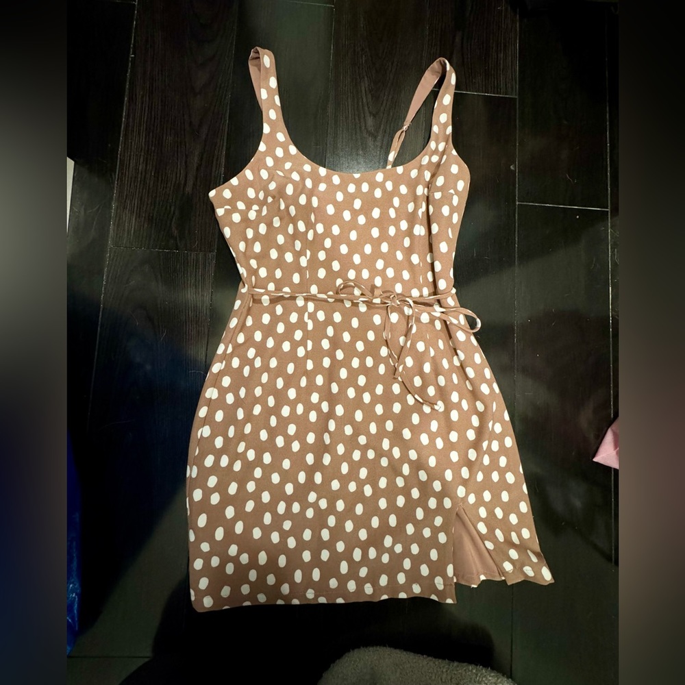 A&F polka dot mini dress
